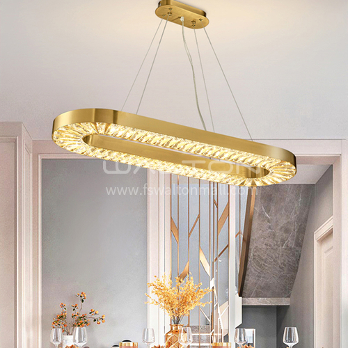Modern Light Luxury Chandelier Living Room Simple Master Bedroom Crystal Round Dining Lighting Tb 6821 Modern Light Luxury Chandelier Living, Simple Modern Crystal Chandelier